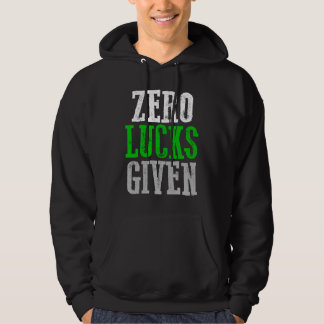NUL GELUK GEGEVEN  Grafisch Hoodie
