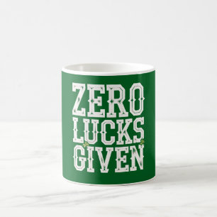 Nul Geluk Gegeven Grappige St. Patrick's Dag Iers Koffiemok