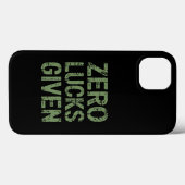 Nul geluk gegeven St Paddy's Day grappige Patricks Case-Mate iPhone Case (Achterkant (horizontaal))