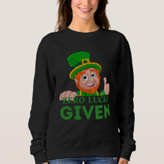 Nul Geluk Gegeven St Patrick s Dag St Paddys Dag   Trui