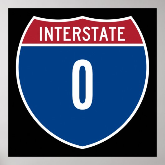 Nul Interstate Poster (Voorkant)