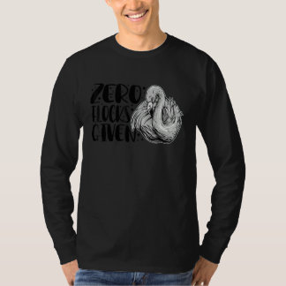 Nul kuddes gegeven Dier Flamingo voor mannen vro T-shirt