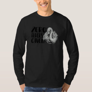 Nul kuddes gegeven Dier Flamingo voor mannen vro T-shirt