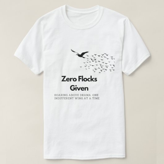 Nul kuddes gegeven t-shirt (Design voorkant)