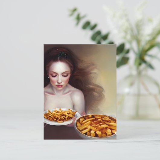 Nul met Briefkaart van groente (Staand voorkant)