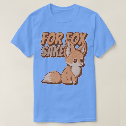 Nul met Pun voor Fennec Fo Lover T-shirt (Design voorkant)