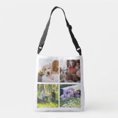 Nul Persoonlijke Ruimte Grappige Hond Liefhebber C Crossbody Tas (Achterkant)