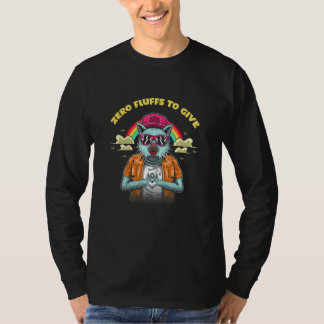 Nul pluizen om te geven Kat Kattenmoeder Kitten K T-shirt