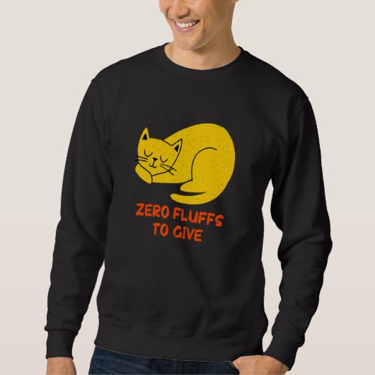 Nul Pluizen om te Geven Kat Kattenmoeder Kitten K Trui (Voorkant)