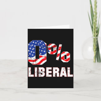 Nul procent 0% Liberale Vintage Usa Vlag Litische  Kaart