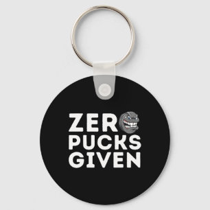 Nul Pucks Gegeven - Grappig Ijs Hockey Speler Cade Sleutelhanger