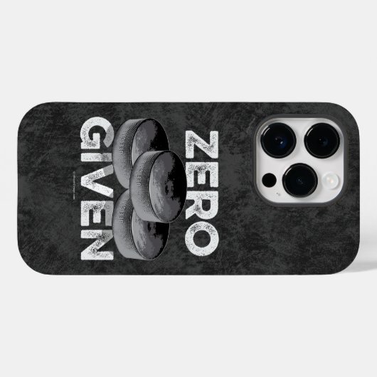 Nul Pucks gegeven (Hockey) Hoesje-Mate iPhone Case (Achterkant (horizontaal))