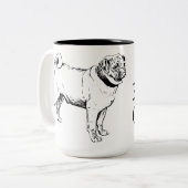 Nul Pucks gegeven Tweekleurige Koffiemok (Voorkant links)