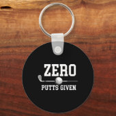 Nul putts gegeven golfer golfspeler grappen Funny Sleutelhanger (Voorkant)