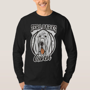 Nul-streepjes gegeven honden dierlijk troebel troe t-shirt
