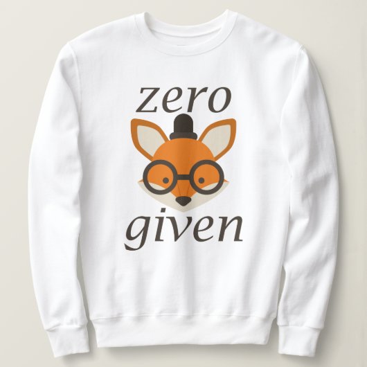 Nul Vossen Gegeven Trui (Design voorkant)