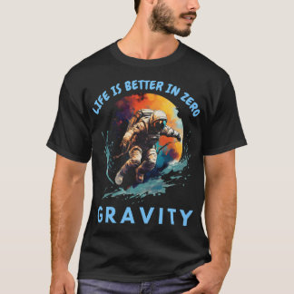 Nul zwaartekracht avonturen met astronauten t-shirt