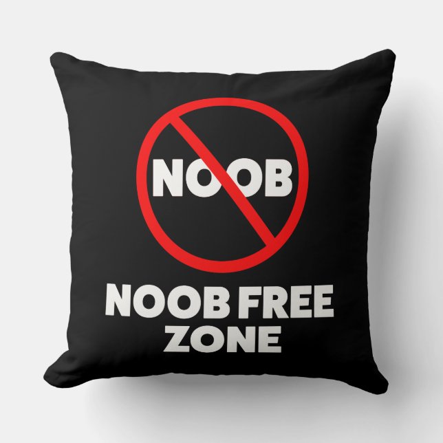 Nulbegrinners Verboden Zone Kussen (Voorkant)