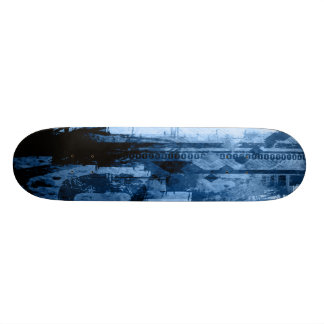 Nuldeck-blauw Persoonlijk Skateboard