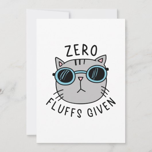 Nulfluffs Bedankkaart (Voorkant)