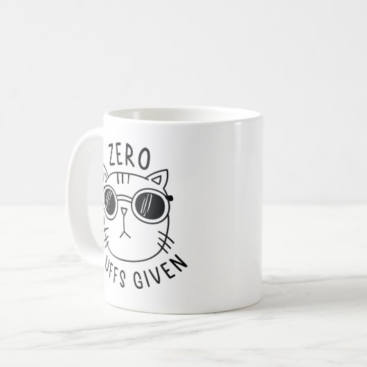 Nulfluffs Koffiemok (Voorkant links)