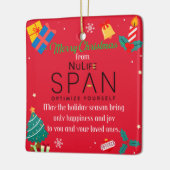 NuLifeSpan Kerstorn Keramisch Ornament (Links)