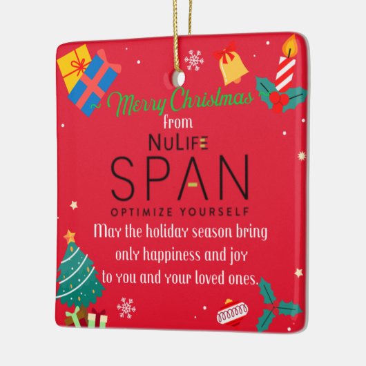 NuLifeSpan Kerstorn Keramisch Ornament (Links)