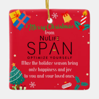 NuLifeSpan Kerstorn Keramisch Ornament