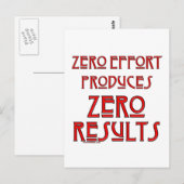 Nulinspanningen... Briefkaart (Voorkant / Achterkant)