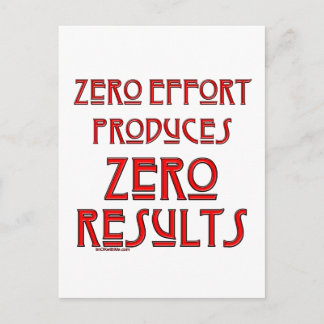 Nulinspanningen... Briefkaart