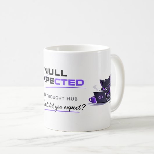Null Cat Mug Koffiemok (Voorkant rechts)