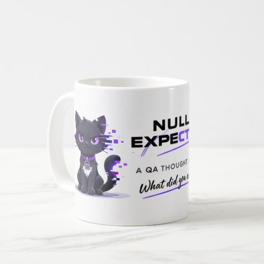 Null Cat Mug Koffiemok (Voorkant links)
