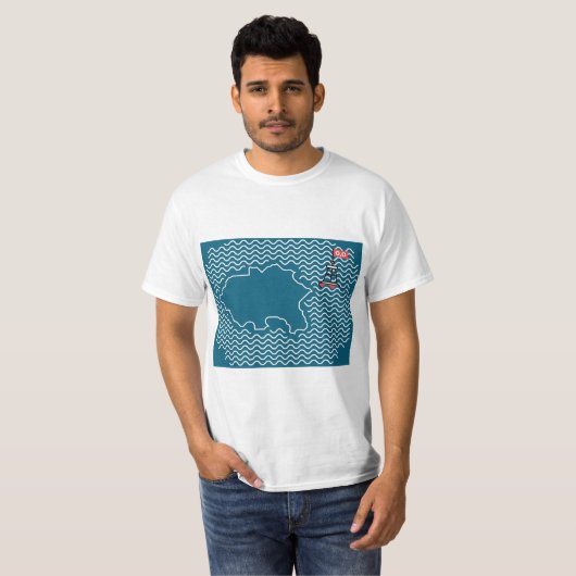 Null Island - Buoy T-shirt (Voorkant volledig)