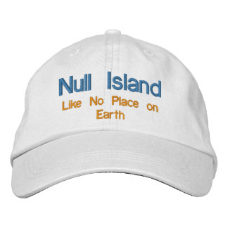 Null Island Geborduurde Pet