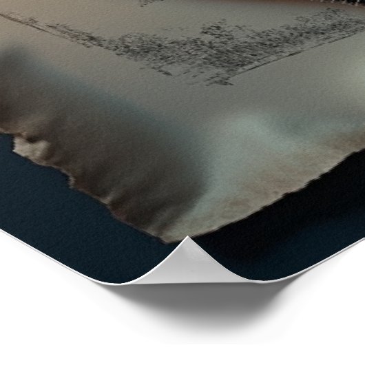 Nulla Dies Sine Linea Dark Academia Poster (Hoek)