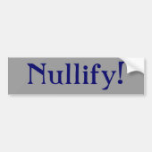 Nullify! Bumpersticker (Voorkant)