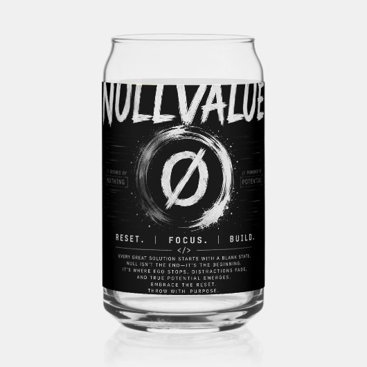 NULLVALUE Cornhole glazen – Reset & Bouwen (Voorkant)