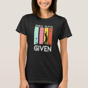  nulpunts gegeven Golf Golf Player Golfing T-shirt