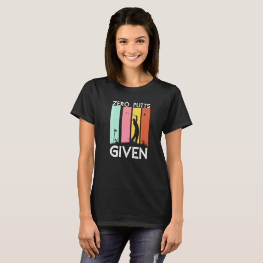  nulpunts gegeven Golf Golf Player Golfing T-shirt (Voorkant volledig)