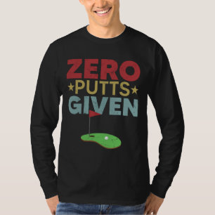 nulpunts gegeven grappige Vaderdag Golf P T-shirt