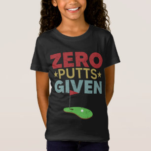 nulpunts gegeven grappige Vaderdag Golf P T-shirt