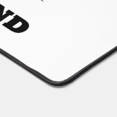 Nultolerantie voor elke hand vier Kaart pakken Bureaumat (Hoek)