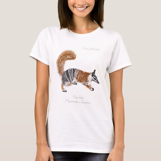 Numbat (Myrmecobius fasciatus) T-shirt (Voorkant)