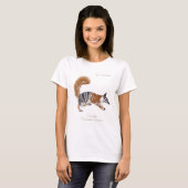 Numbat (Myrmecobius fasciatus) T-shirt (Voorkant volledig)