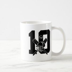 Number 10 Years Cricket 10e verjaardag  Koffiemok