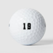 Number 19 golfballen (Voorkant)