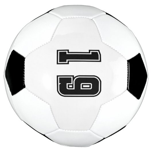 Number 19 voetbal (Gedraaid)