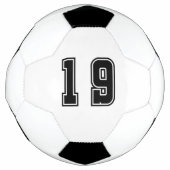 Number 19 voetbal (Voorkant)