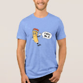 "Number 2" Potlood Tri-Blend Shirt (Voorkant)