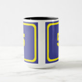 Number 5 mok (Midden)